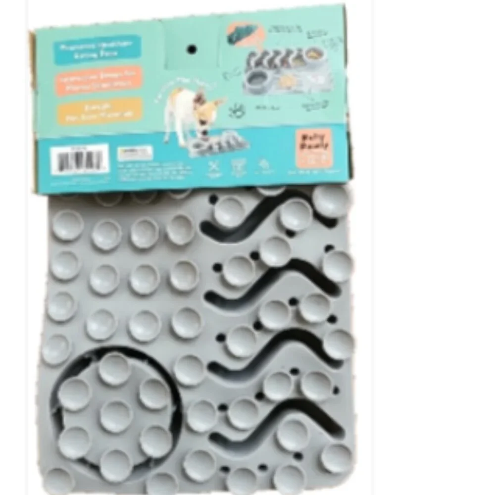 New Rally Pawly Dog Slow Feeder + Lick Mat & Puzzle Feeding Tray, Anti-Gobble!